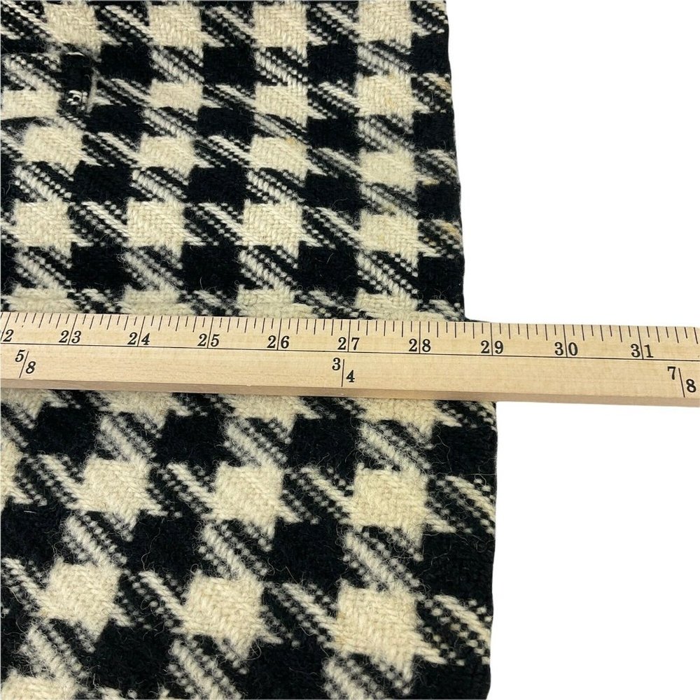 Pendleton Coat Womens Vintage Sz 14 100% Virgin Wool Double Breasted Houndstooth - Picture 9 of 10
